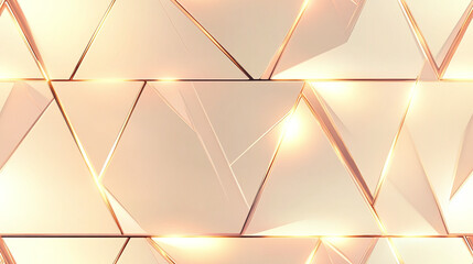 A abstract seamless pattern with light panels with interlocking triangles - Luxury background.