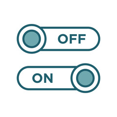 electric switch icon vector design template simple and clean