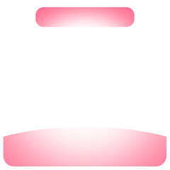 pink square frame and topic banner