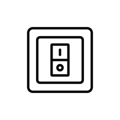 electric switch icon vector design template simple and clean