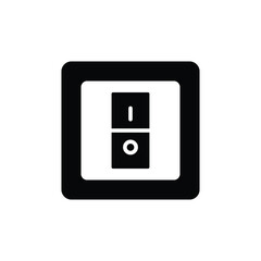 electric switch icon vector design template simple and clean
