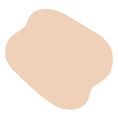 PNG beige badge sticker, transparent background