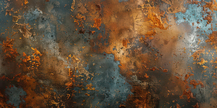 Grunge rusted metal texture, rust and oxidized metal background. Old metal iron panel.
