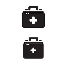 black suitcase icon