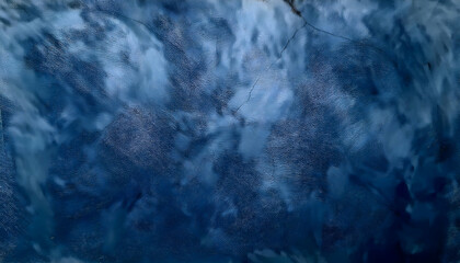 Obraz premium Industrial-inspired blue background featuring deep shades and expressive brushstrokes. Contemporary abstract texture in shades of blue, wall texture abstract 
