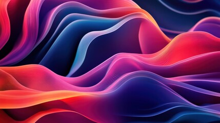Fototapeta premium Abstract Waves of Color