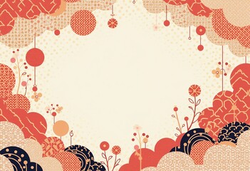 Wabi-Sabi Inspired Japanese Pattern Background - Embrace the beauty of imperfection with this unique Japanese pattern background. 