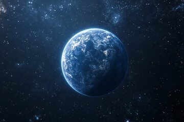 Obraz premium a planet in the galaxy