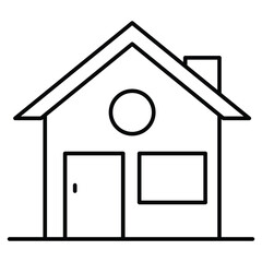 Inside Icon Design. Represents Indoor Use, Inside Area, Indoor Environment, Indoor Accessibility. Vector icon.