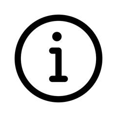 information glyph icon