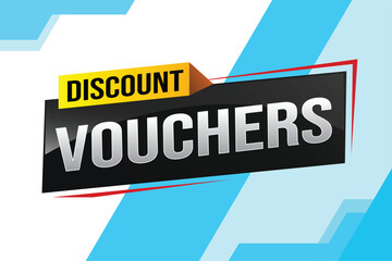 discount voucher vouchers special offer poster banner graphic design icon logo sign symbol social media website coupon advertising store shop online, website, landing page

