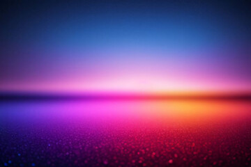 A vibrant sunset casts colorful hues over a tranquil field of water, reflecting the beauty of nature's evening palette.