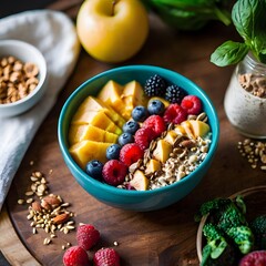 muesli with fruits