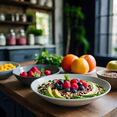 fruit salad on a plate
