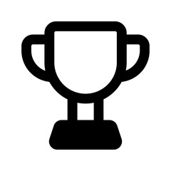 trophy glyph icon