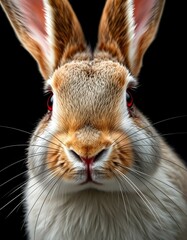 close up of a rabbit