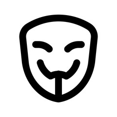 hacker glyph icon