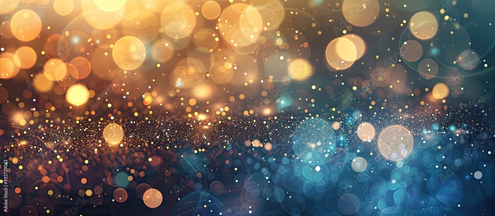 Poster defocused bokeh sparkling lights vintage backdrop celebratory background featuring natural bokeh wit