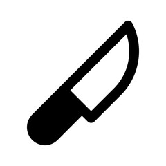 knife glyph icon
