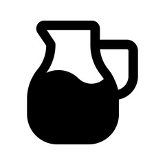 pitcher glyph icon
