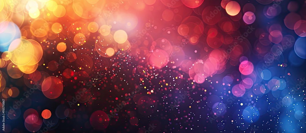 Poster abstract blurred background defocused portrait lens view bokeh backdrop blank design graphic resourc