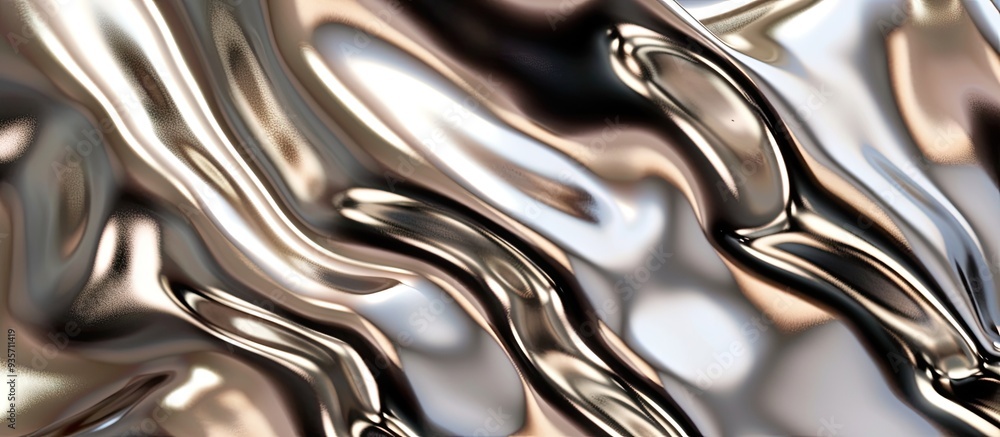 Poster stainless steel texture background with reflective qualities. copy space image. place for adding tex
