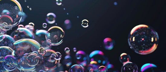 The solitary horse feeds in a clearing where grass is present. Copy space image. Place for adding text and design