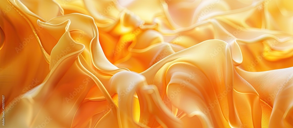 Poster copperpod or yellow flame three background. copy space image. place for adding text and design