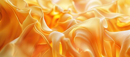 Obraz premium Copperpod or yellow flame three background. Copy space image. Place for adding text and design