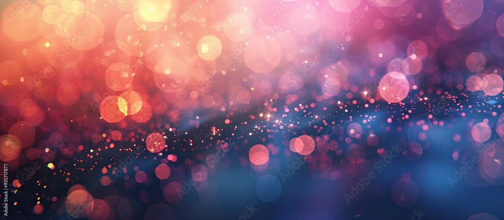 Poster blurred abstract bokeh backdrop. copy space image. place for adding text and design