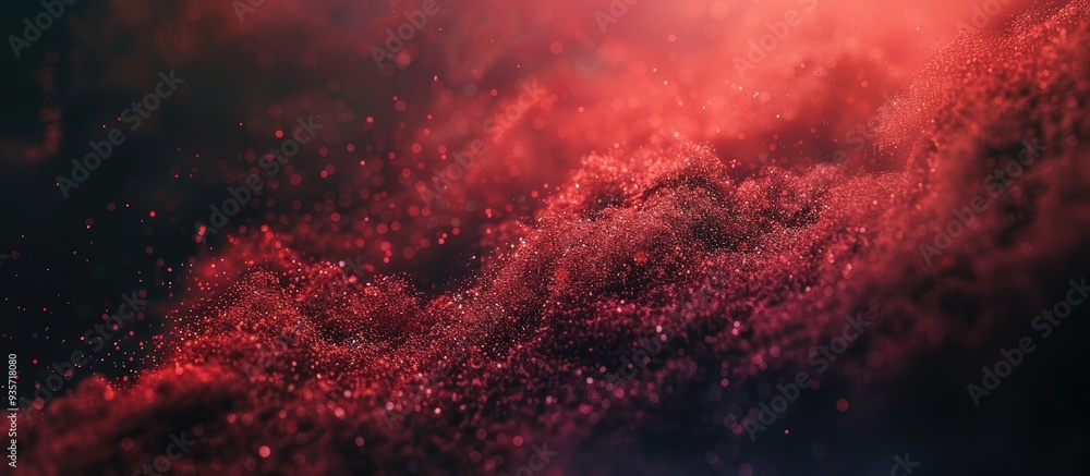 Poster red and black gradient abstract background with grainy noise texture effect. copy space image. place