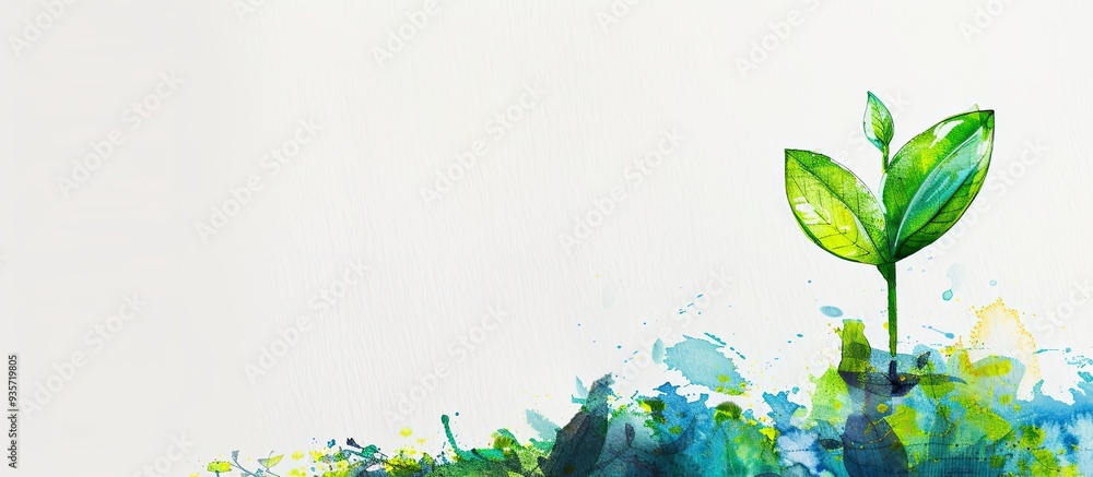 Aufkleber hand drawn diagram of a growth graph on a white background. copy space image. place for adding text 