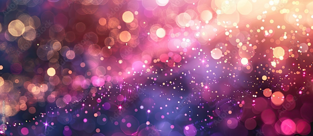 Aufkleber abstract bokeh backdrop featuring shimmering defocused sparkles copy space festive christmas backgro