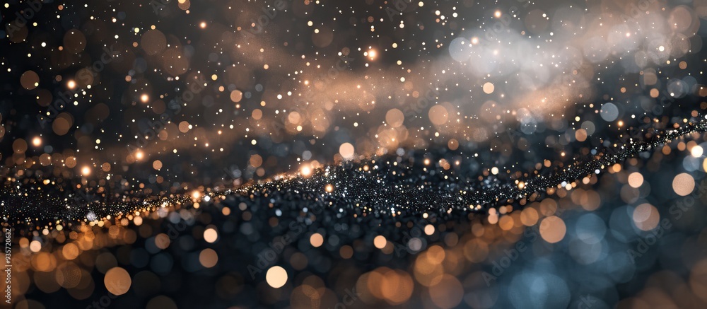 Poster abstract bokeh background with light. copy space image. place for adding text and design