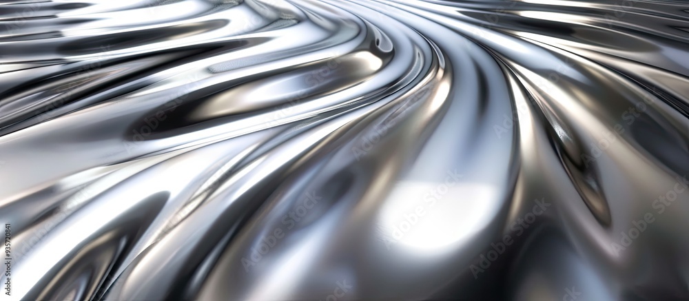 Poster stainless steel texture background with reflective qualities. copy space image. place for adding tex