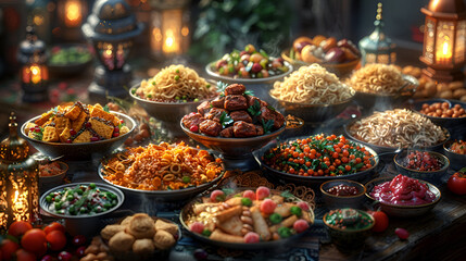 a group of bowls of food

