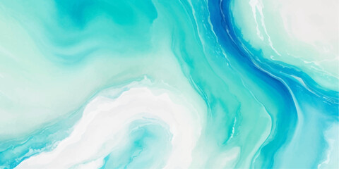 abstract soft blue and green abstract water color ocean wave texture background. Banner Graphic Resource as background for ocean wave and water wave abstract graphics	