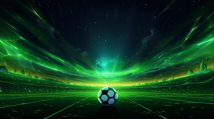 Realistic abstract football background Alluring