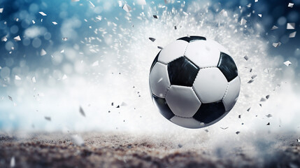 Realistic abstract football background scary