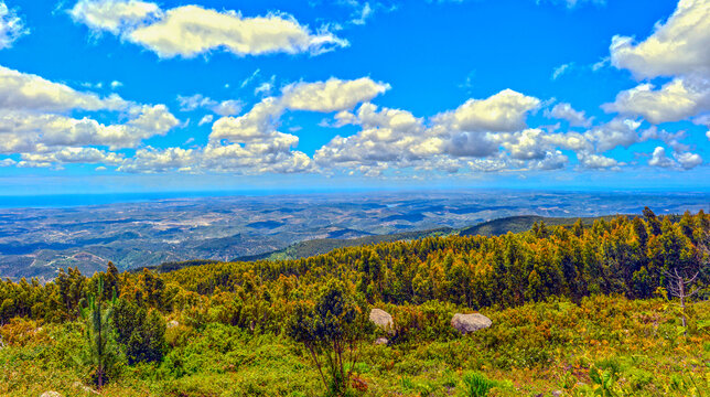 Serra de Monchique Nahe Gipfel F&oacute;ia in Algarve (Portugal) 