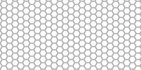  On a white sheet of geometric hexagonal figures in the form of honeycombs. Texture or background, The graphic design element and abstract geometric background.