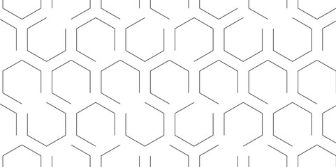 On a white sheet of geometric hexagonal figures in the form of honeycombs. Texture or background, Abstract background with simple hexagonal elements.