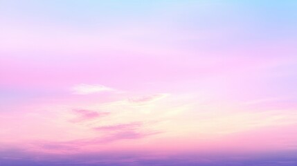 Obraz premium Pastel Sunset Sky