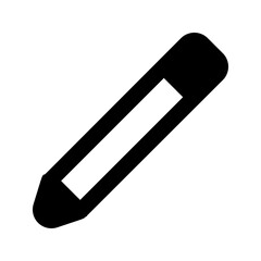 pencil glyph icon
