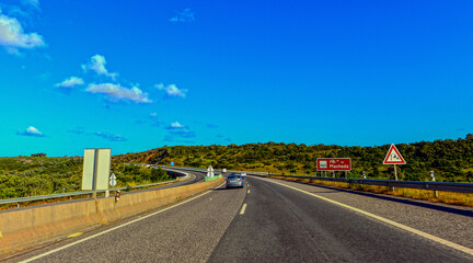 Autoestrada A22 in Algarve, Portugal	