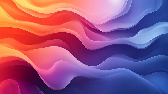 Abstract colorful waves background with modern design elements, blending vibrant hues into a dynamic and visually appealing composition.