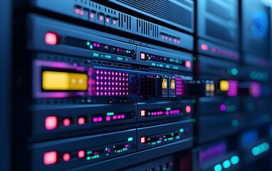 A server handling streaming media, ensuring high-quality video and audio delivery to millions of users