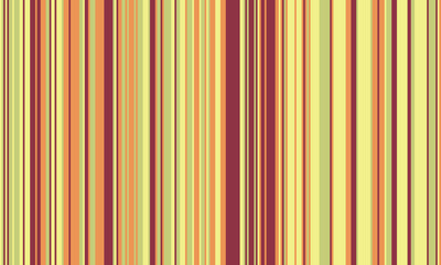 Obraz premium Pattern of vertical stripes, colorful thin and thick lines. Irregular stripe background, vector seamless texture. Abstract striped geometric design in bright colors.
