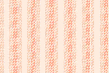 Service pattern stripe vertical, yard textile vector background. Horizontal texture lines seamless fabric in linen and orange colors.