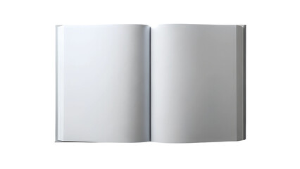Opened Blank Book Mockup. 